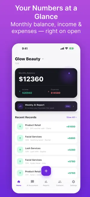 ShopTally - AI Bookkeeper screenshot 1