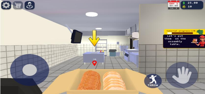 曼尼汉堡店超市模拟料理模拟器！