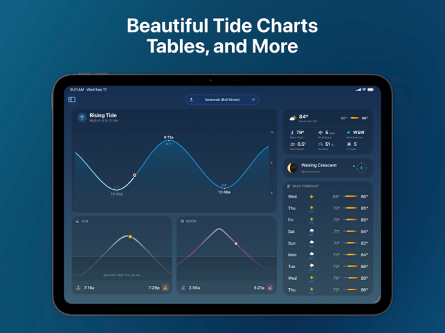 Tide Guide: Charts & Tables Screenshot