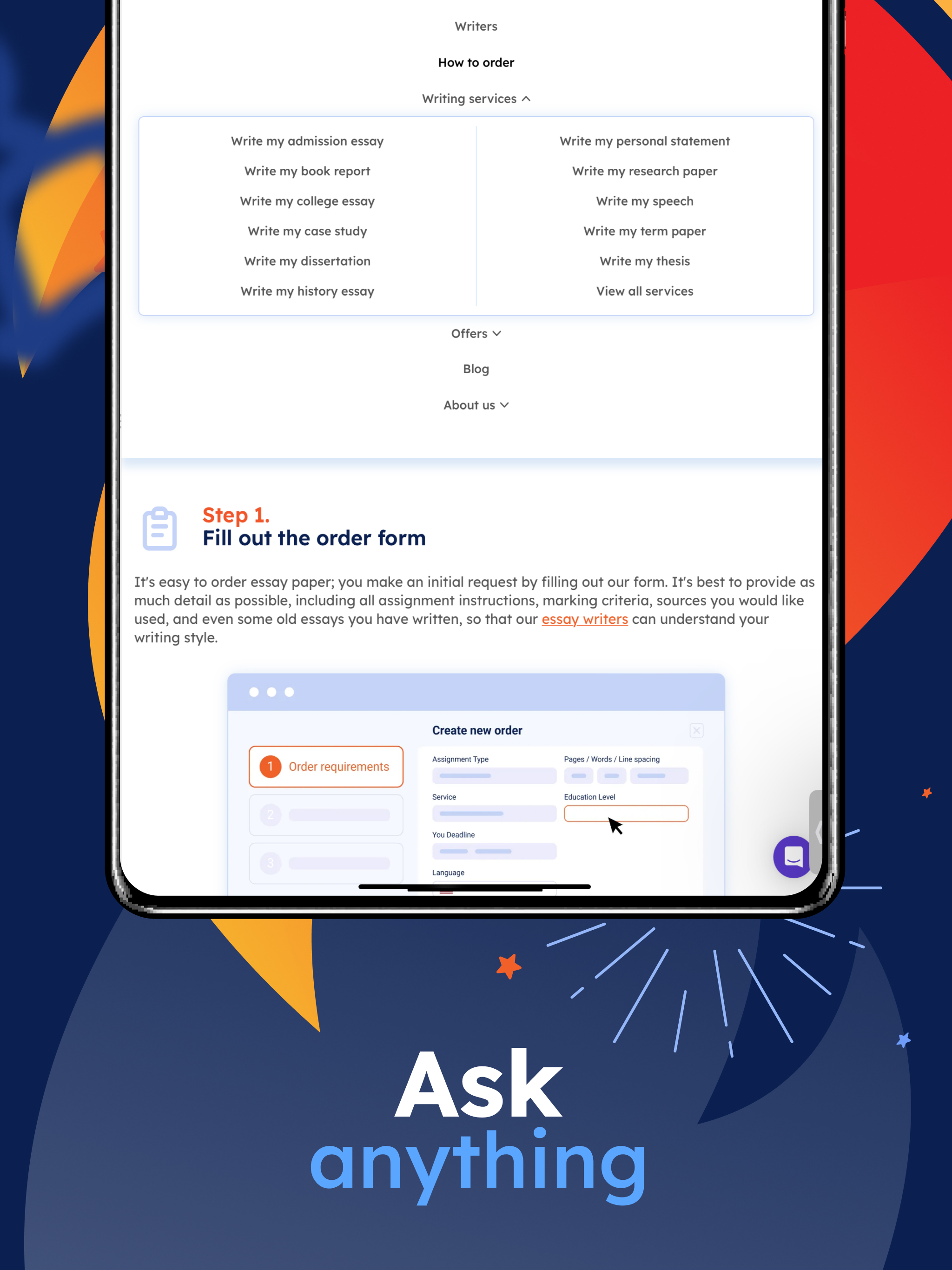 DoMyEssay: Assignments help