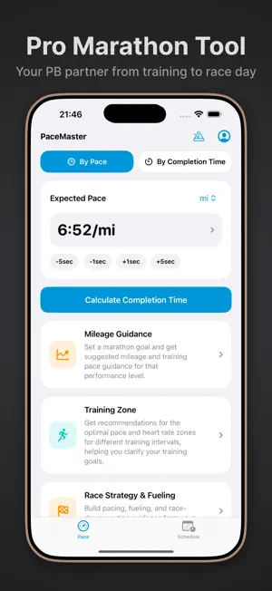 PaceMaster: Marathon Trainer screenshot 1
