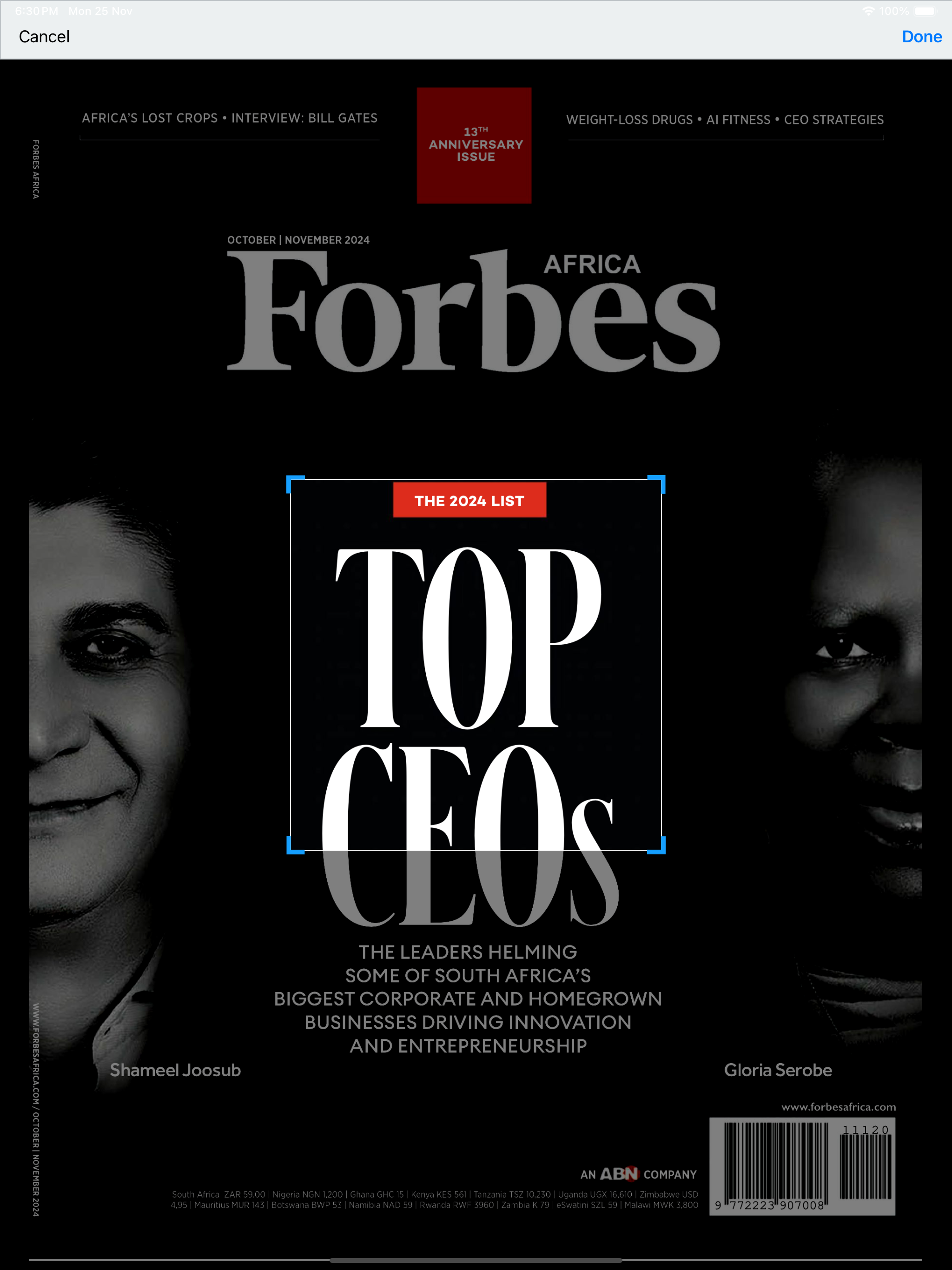 Forbes Africa screenshot 8