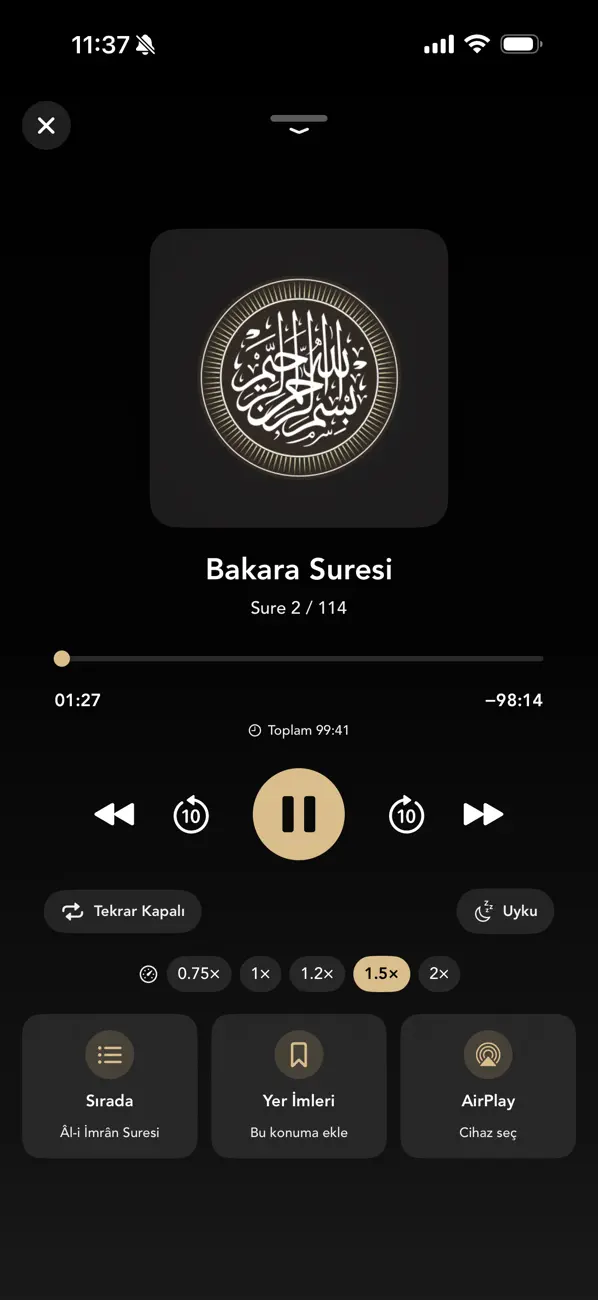 Screenshot #2 pour Kuran-ı Kerim Türkçe Meali