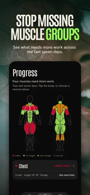Setz: Workout Tracker Gym Log screenshot 2