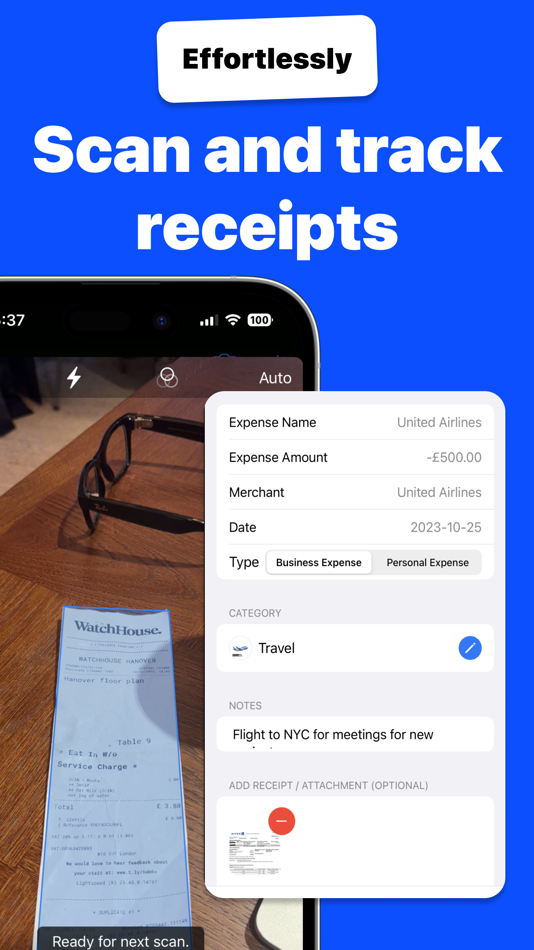 #1. Receipt Scanner: Fast Pro Scan (iOS) 由: Ready Set Joy