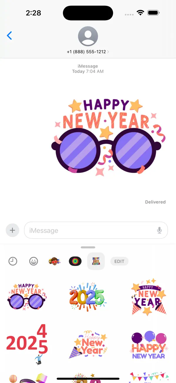 Screenshot #2 pour Happy New Year - WAStickers
