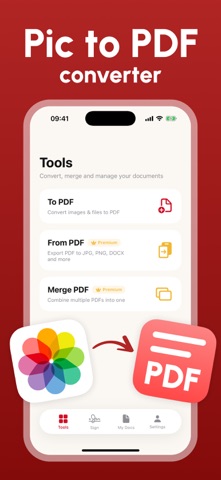 Pic to PDF Easy Converter + Screenshot 1 of 5
