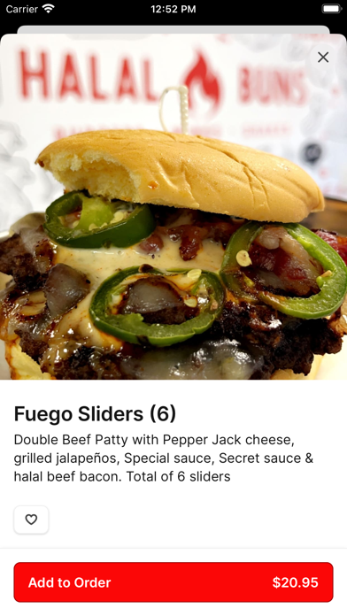 Halal Buns iPhone screenshot 3 - Food & Drink app