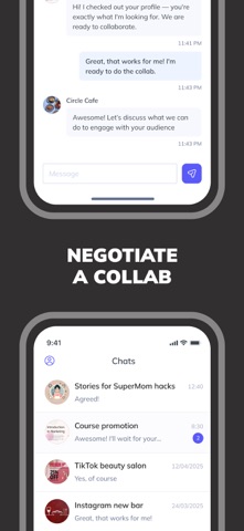 Monetad for influencers screenshot