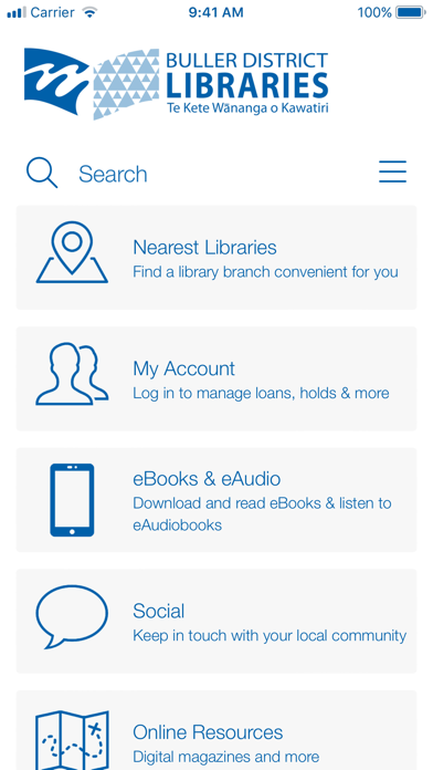 Screenshot #1 pour Buller District Libraries