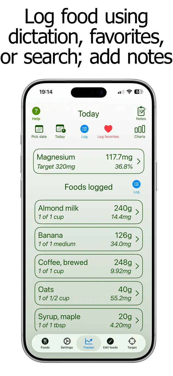 Screenshot #1 pour Magnesium Counter and Tracker