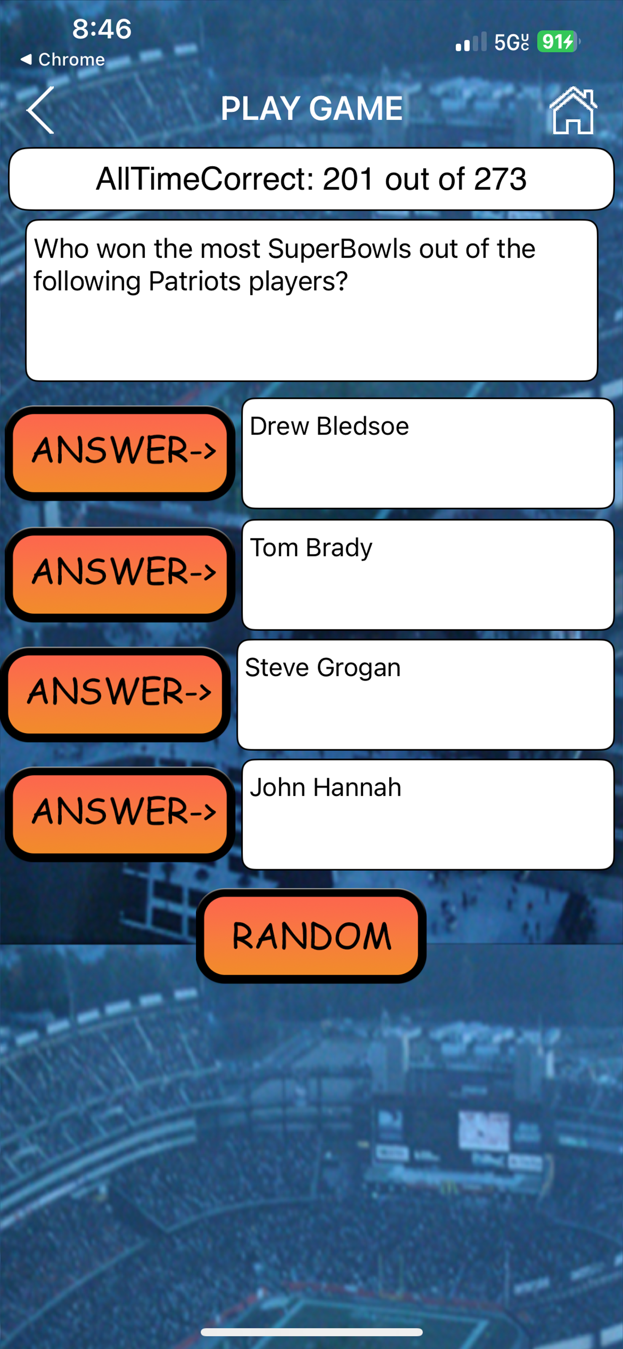 Trivia for NE Patriots Fans screenshot 6