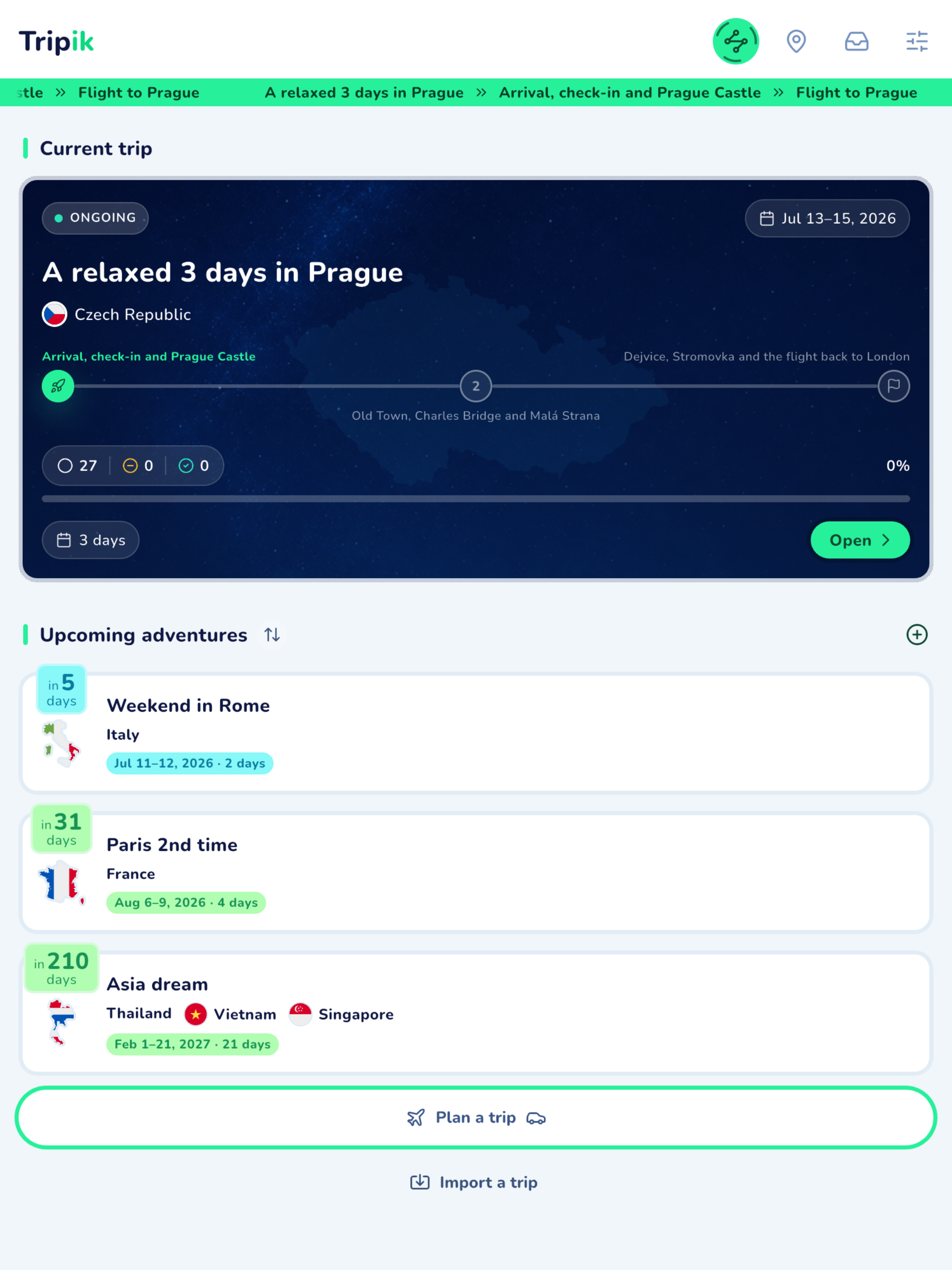 Tripik – Travel Planner screenshot 4