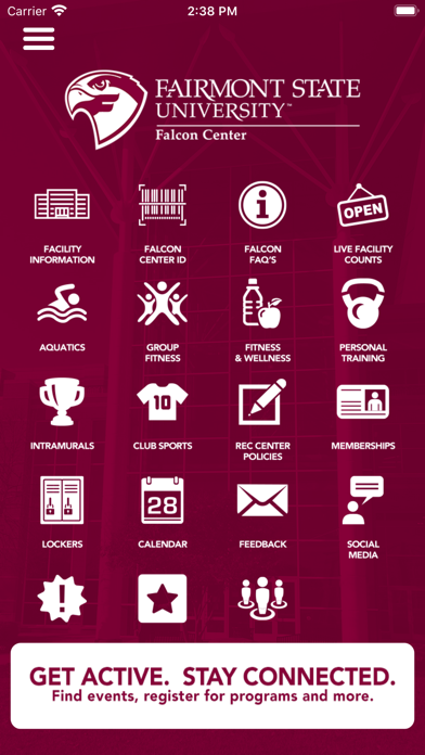 Fairmont State Falcon Center Screenshot