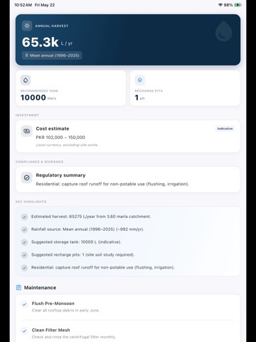 RainClove iPad screenshot