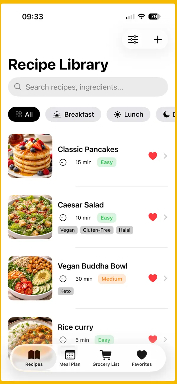 Screenshot #1 pour CookBookly
