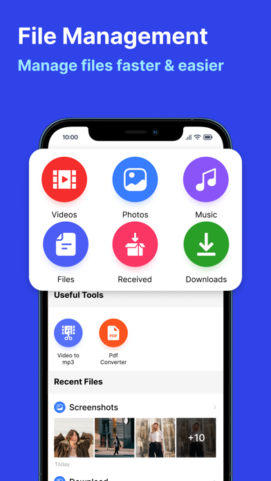 Zinshot: File Sharing Screenshot