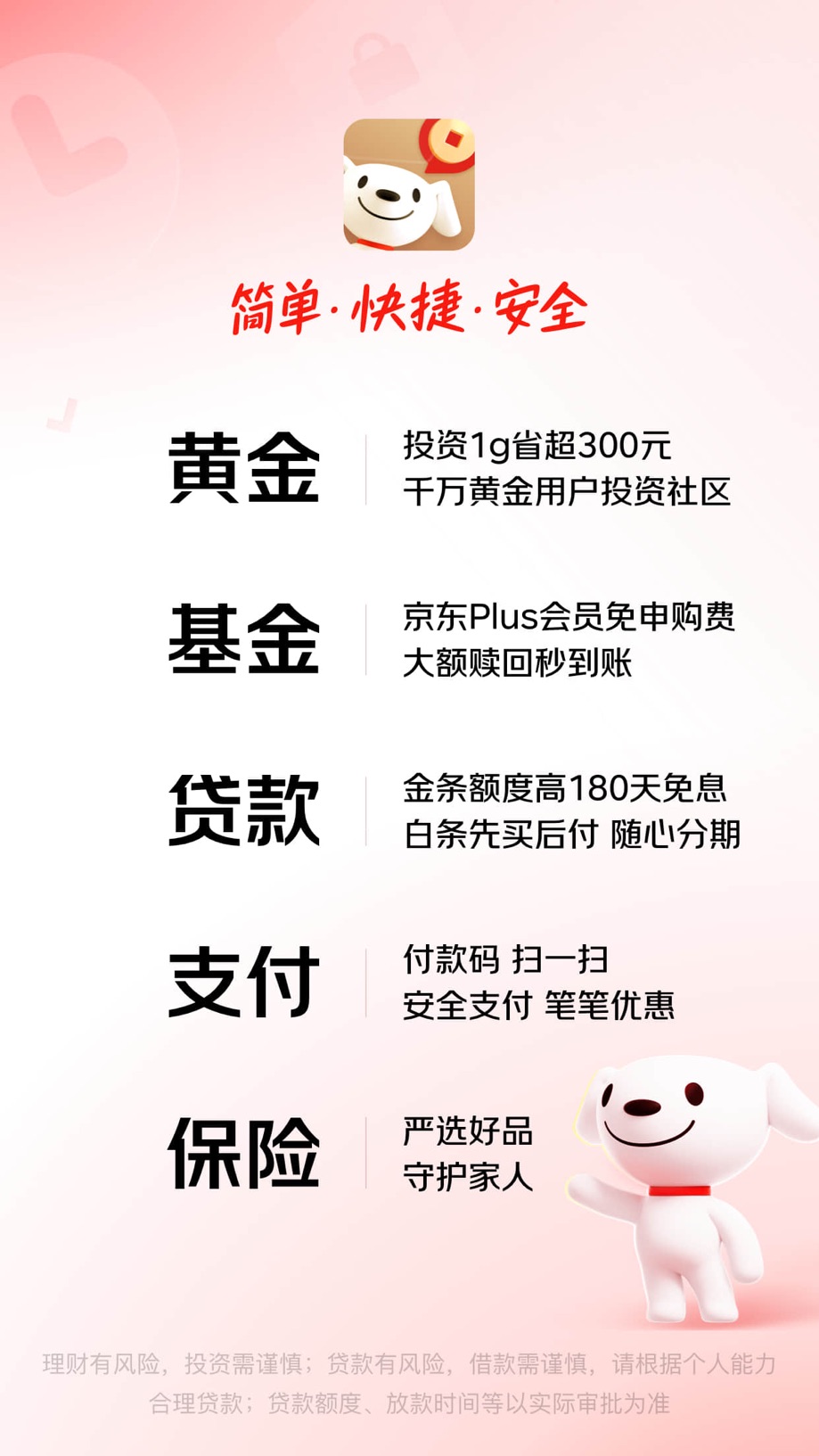 京东金融-黄金基金理财借贷保险一站式平台 截图