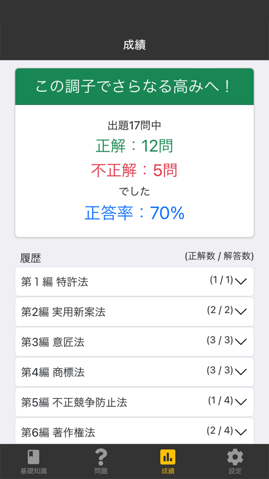 #8. 弁理士 全科目 〔資格試験対策アプリ〕 (iOS) 由: 三省堂
