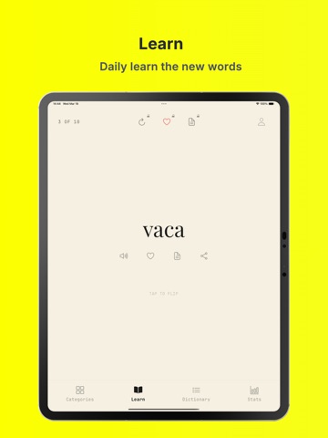 Spanish Words | Palabras iPad screenshot