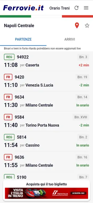Orario Treni e Biglietti screenshot 2