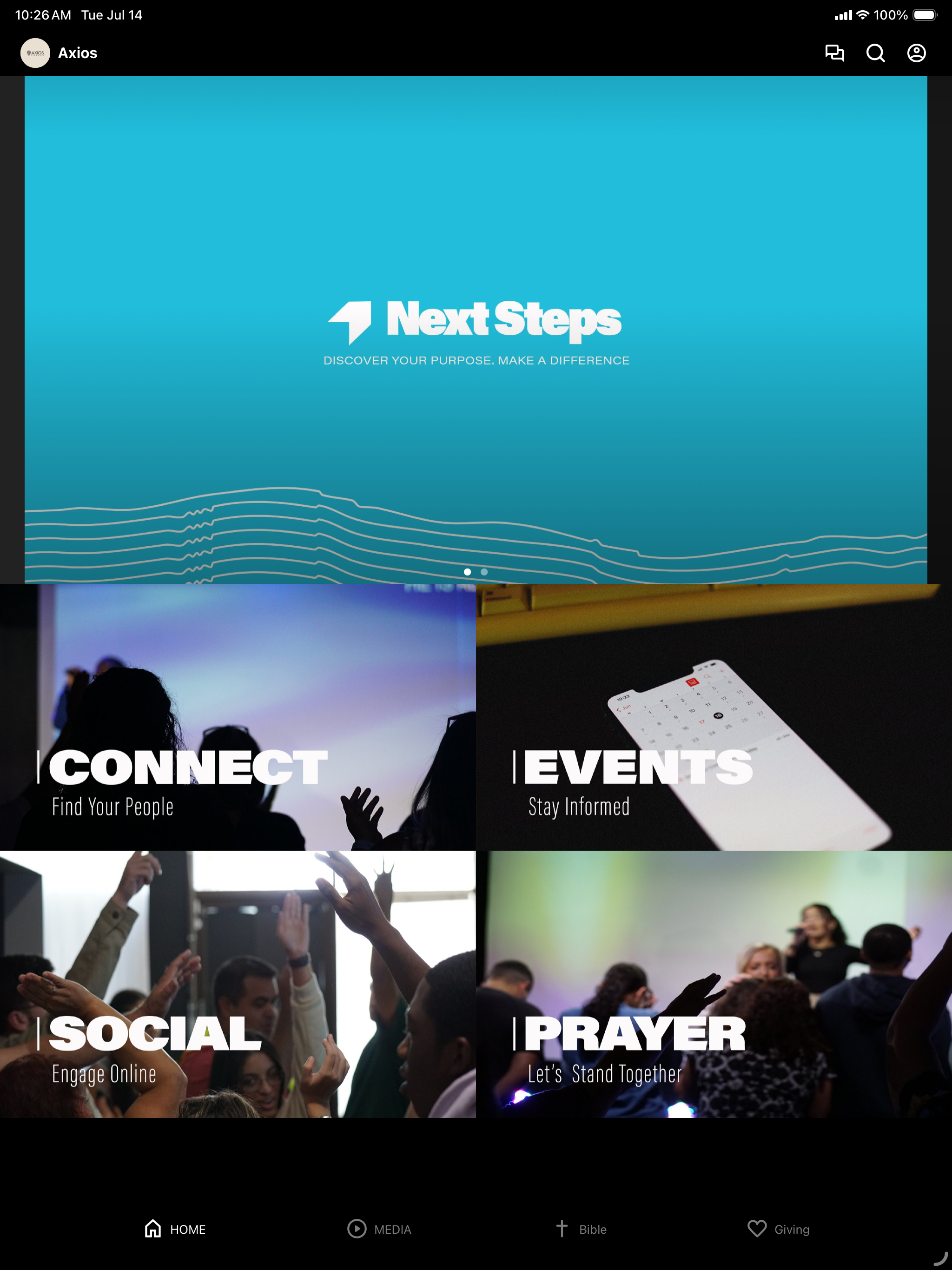 Axios Church screenshot 4