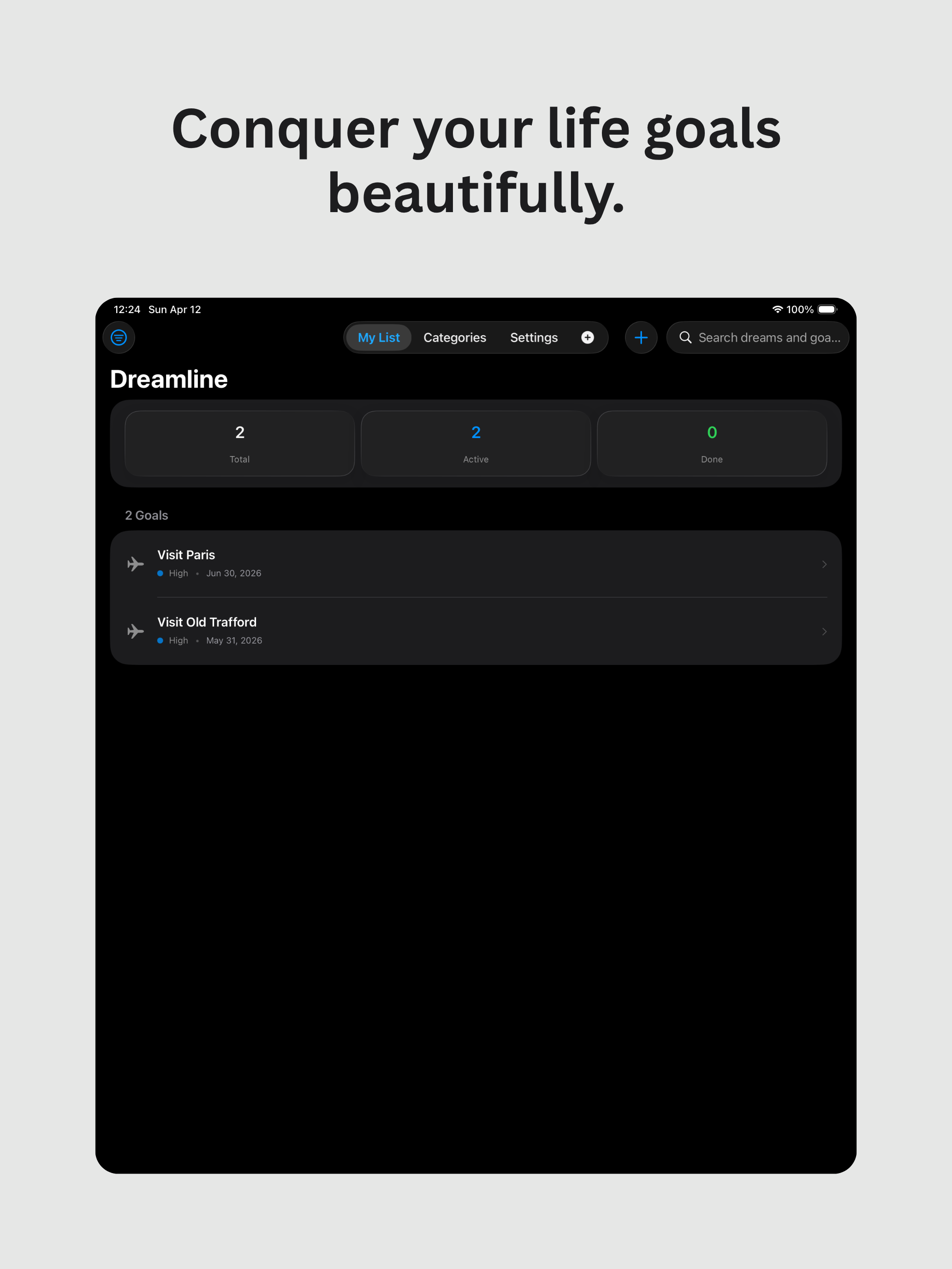 Dreamline - Life Goals screenshot 5