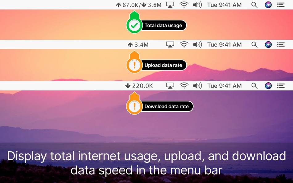 #1. Data tracker Widget :TransData (macOS) 게시자: AppYogi Software