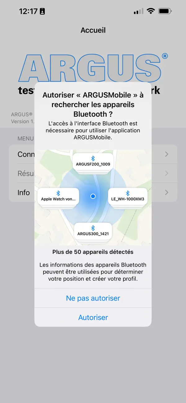Screenshot #1 pour ARGUS® Mobile App
