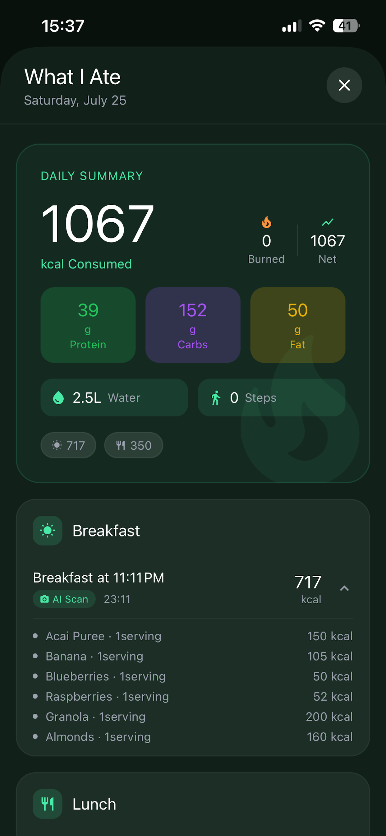 BiteGuide - AI Calorie Counter screenshot 4