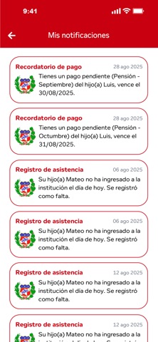 Colegio Mi Perú screenshot