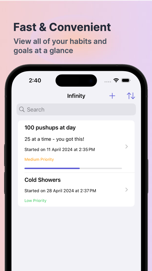 #2. Daily Habit Tracker App (iOS) 由: Polydez