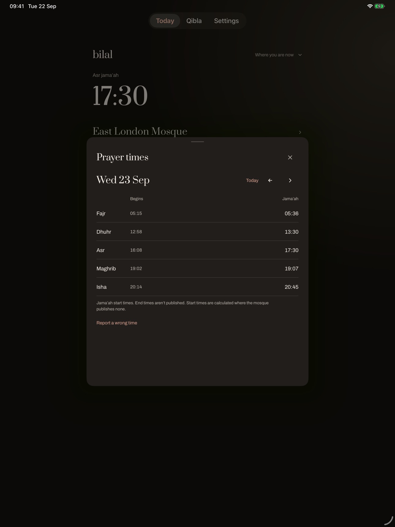 Screenshot 5 of Bilal — Your next jama'ah