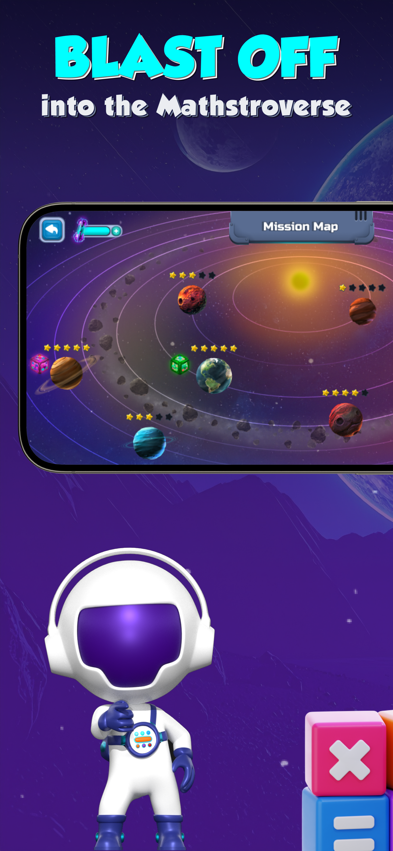 Mathstroverse: Learning Game
