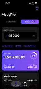 MaaşPro: Maaş Hesaplama screenshot