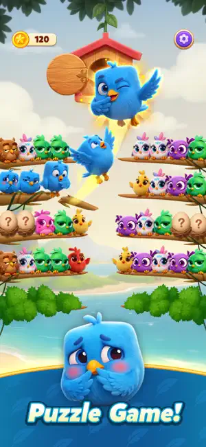 Chirpy Sort: Bird Color Puzzle screenshot 3
