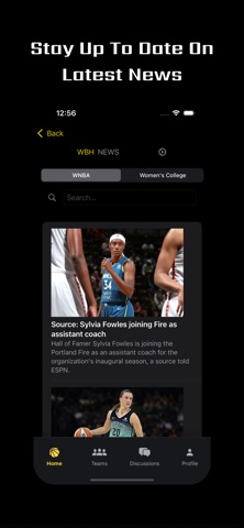 WomensBasketballHub screenshot