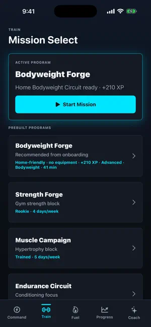 ForgeFit: Fitness RPG screenshot 1