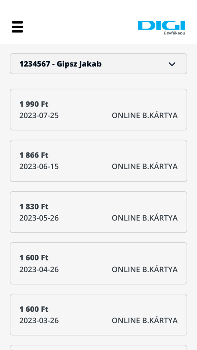 D-Ügyfélkapu Screenshot