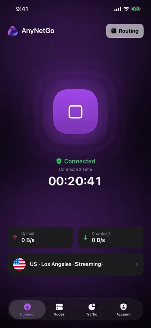 AnyNetGo screenshot 1