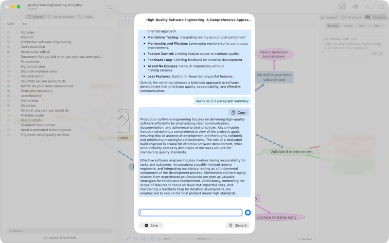 Screenshot #2 pour Trout (Mind Mapping)