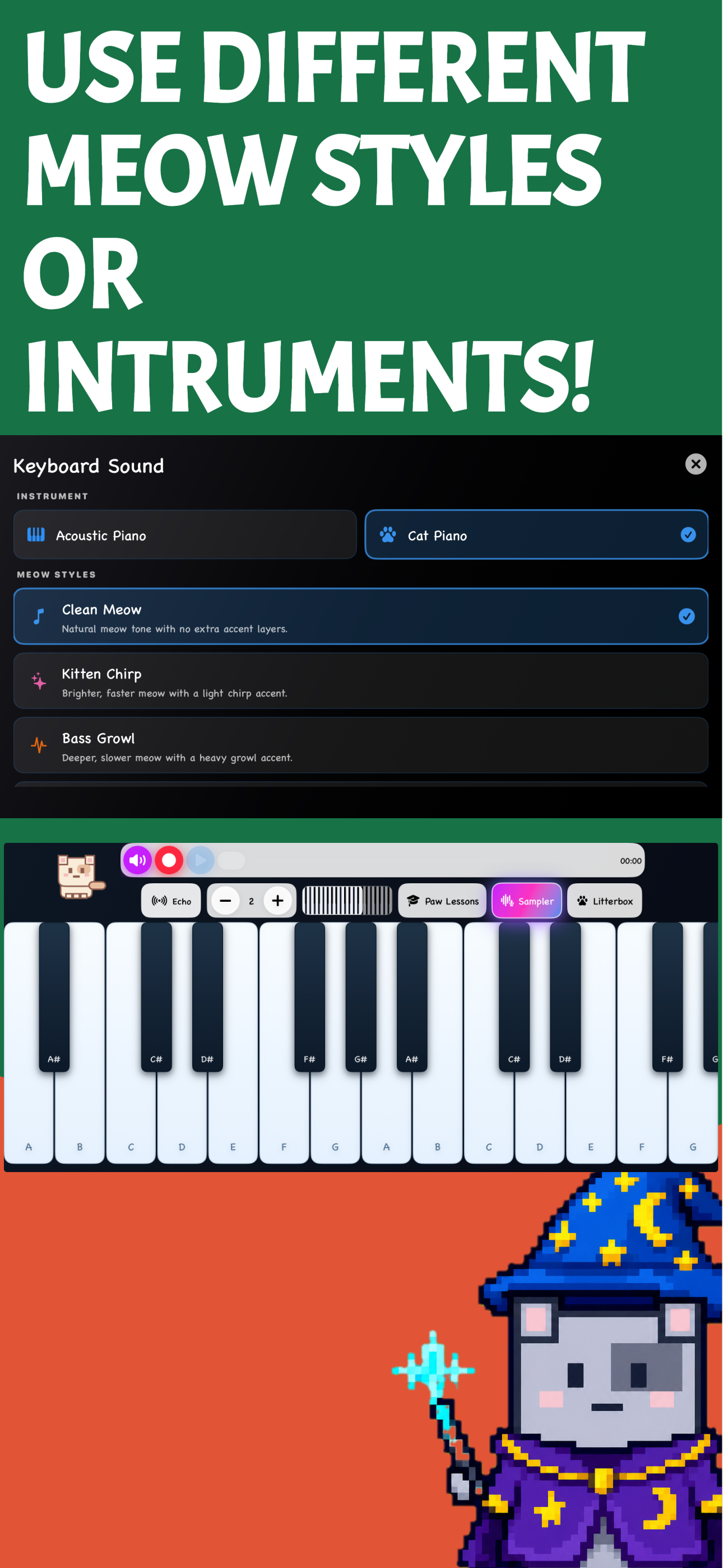 Cat Piano & Sampler - Meowano screenshot 7