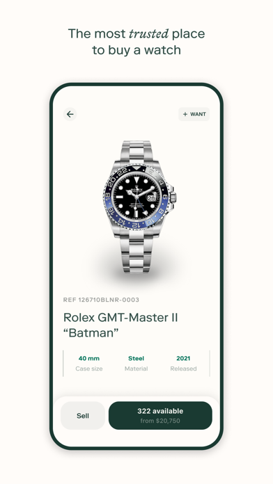 Bezel - Authenticated Watches Screenshot