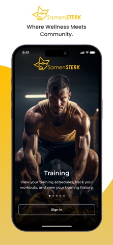 Team "SamenSTERK" Coaching App screenshot