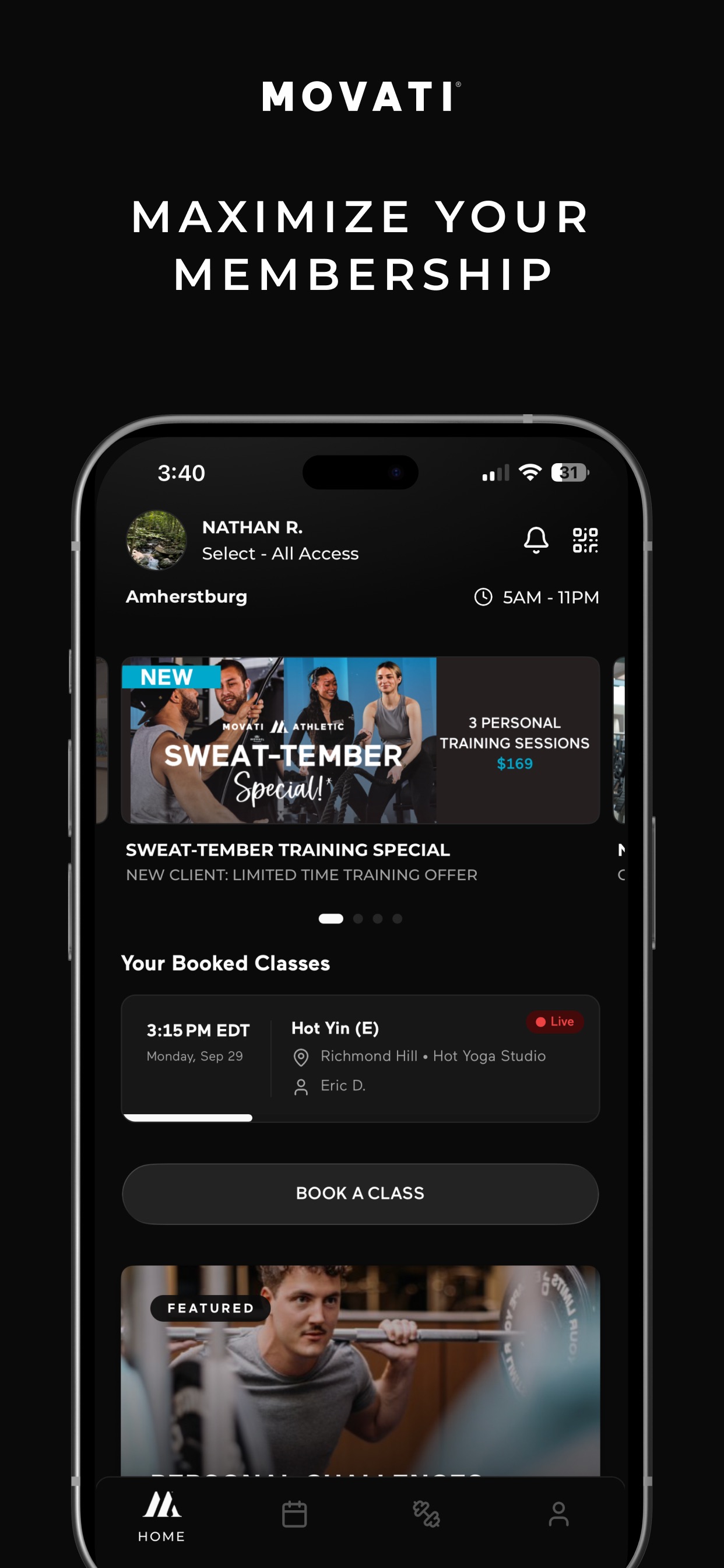 Movati Athletic screenshot 1