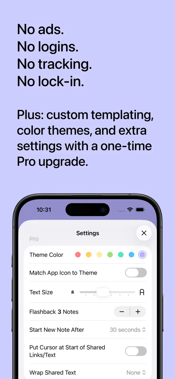 #5. Bebop: Quick Notes (iOS) Ved: Jack Cheng LLC