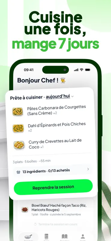 Emile : Batch Cooking Facile screenshot 2 of 7
