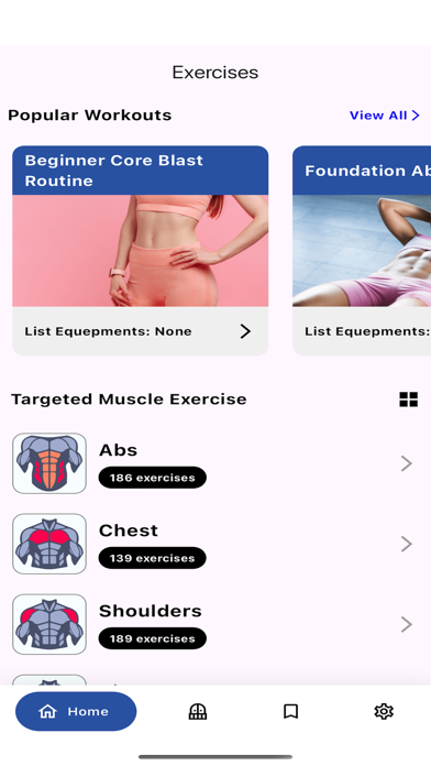 Gym Workouts & Planner Pro Screenshot