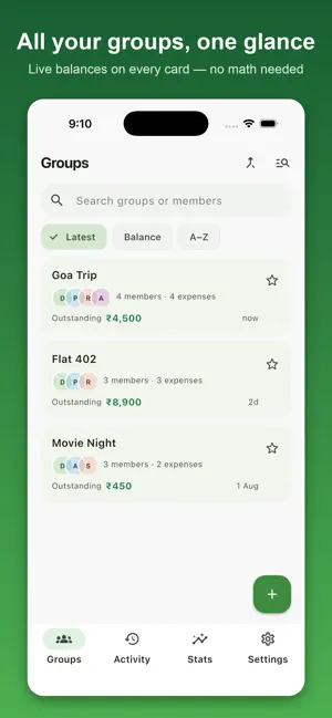 SplitPay – Split Expenses screenshot 1