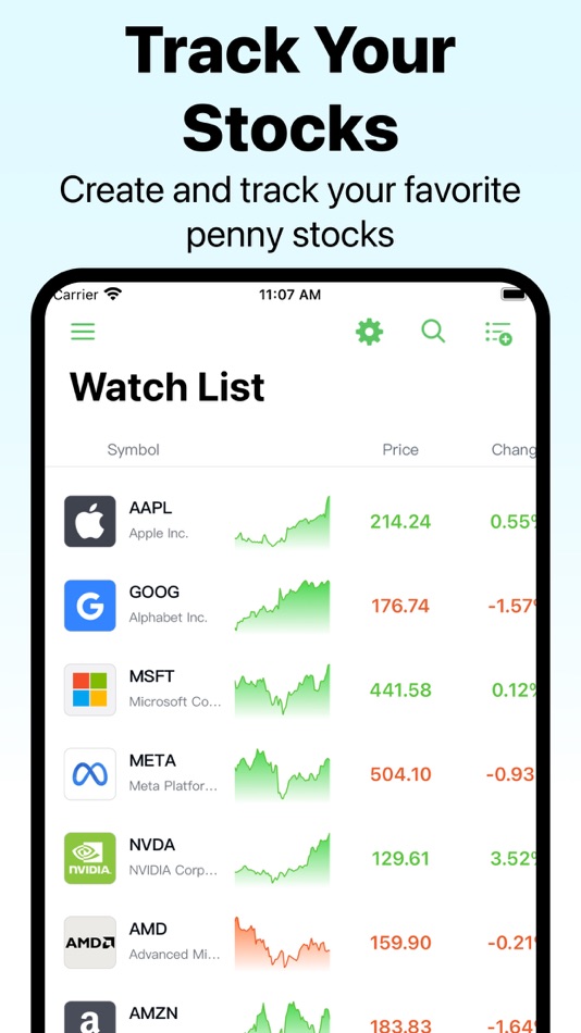 #6. Penny Stocks Screener: AI Scan (iOS) 由: SAGAMILL PTE. LTD.
